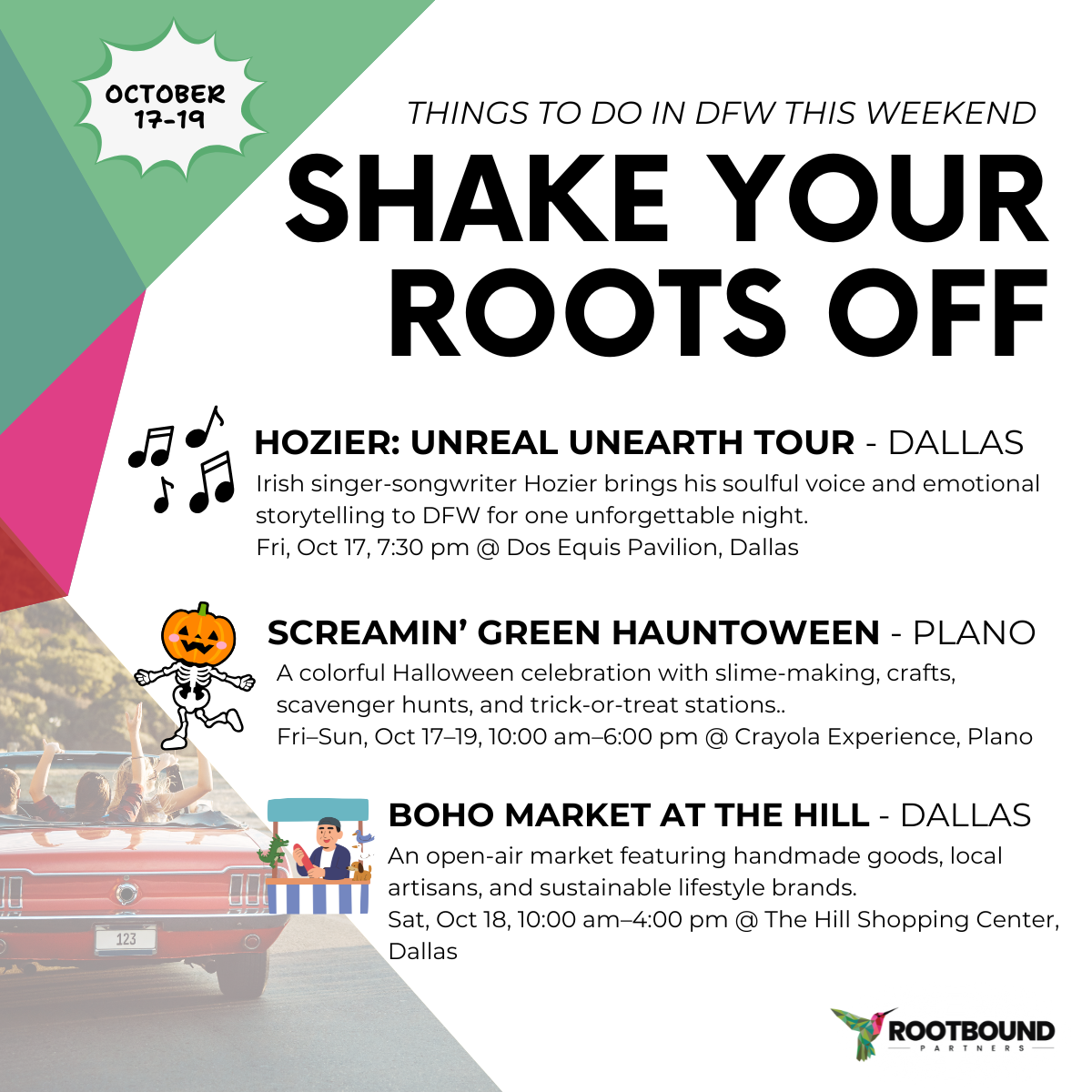 Things to Do in DFW This Weekend: October 17-19